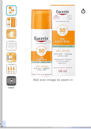 Eucerin Face Sunscreen Oil